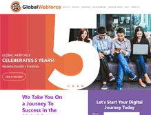 Tablet Screenshot of globalwebforce.com